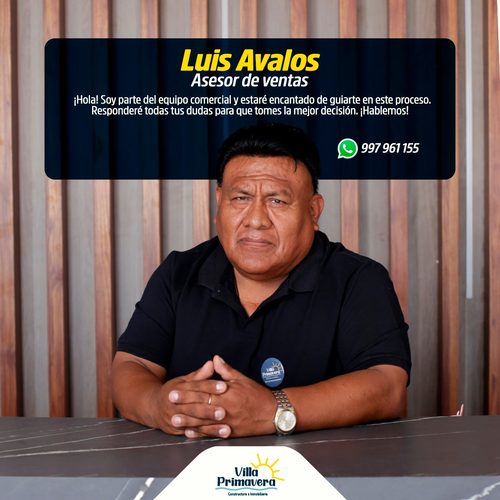 Asesor Luis Avalos